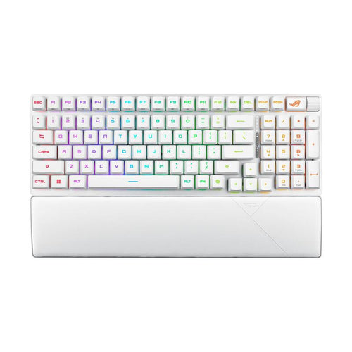 ASUS Gaming Keyboard Fr-layout Rog Strix Scope Ii 96 Rx Wireless White — image 1