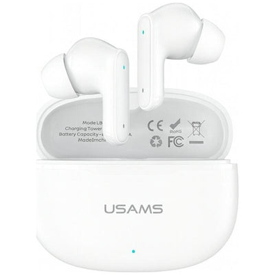 Headphones Bluetooth 6.0 E05 Tws White — image 1