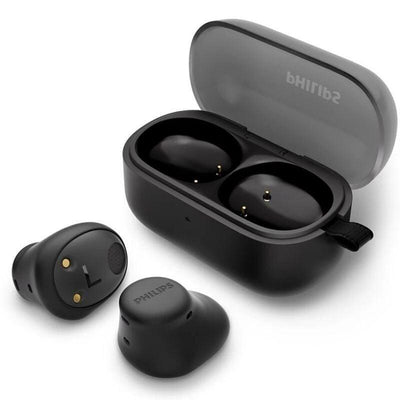 Philips Headphones Bluetooth TAT2149 With Case Charging Battery Life 6H Black — image 1