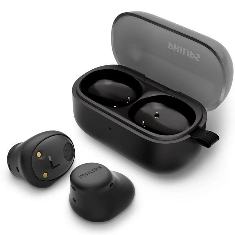 Philips Headphones Bluetooth TAT2149 With Case Charging Battery Life 6H Black