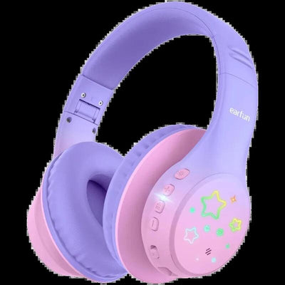 Earfun Headphones K4 With RGB Bluetooth Violet Children — image 1