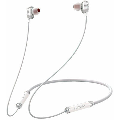 Lenovo Headphones HE08 Bluetoot Wireless White — image 1