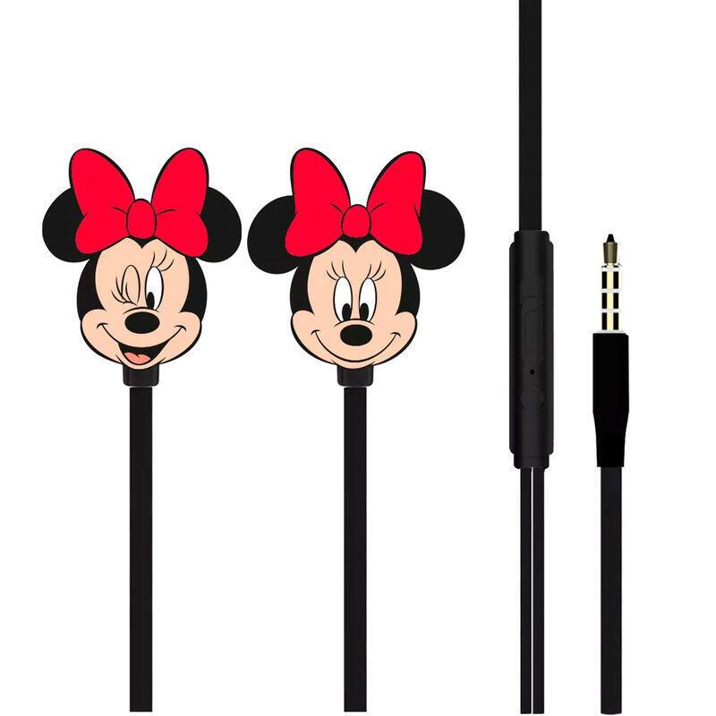 Headphones Minnie Disney Lazo Red
