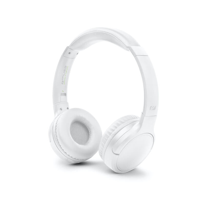 Muse Headphones Bluetooth Stereo M-272 Btw On-ear, Wireless, White