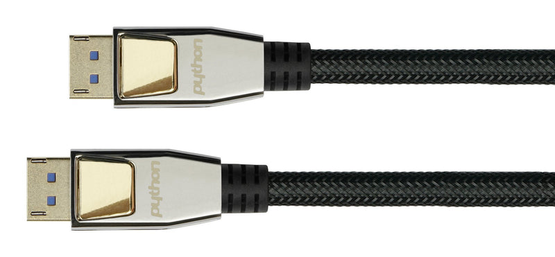 Python Cable DisplayPort 2.0 Trenzado Black 1M
