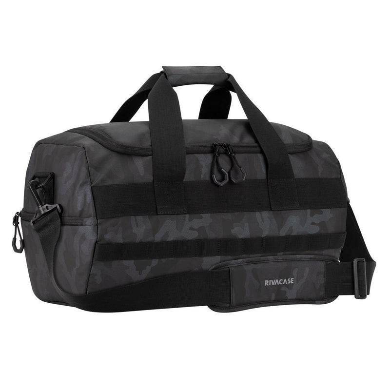 Rivacase Sherwood Bolso Lona 30 L Poliéster, Poliuretano Camuflaje Grey Camo 7641