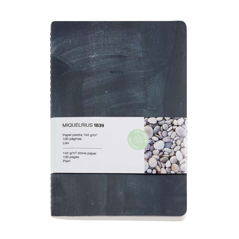 Miquelrius Stone Paper Notebook A5 White Black