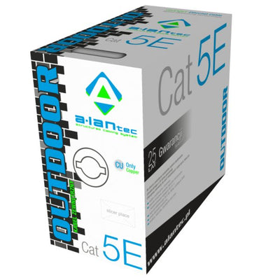 A-lan KIU5OUTZ305 Network Cable 305M CAT.5E U/UTP (UTP) Grey — image 1
