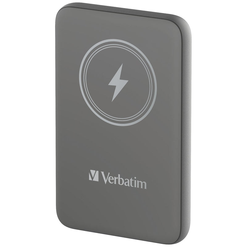 Verbatim Wireless Power Bank Charge 'n' Go 10.000MAH Grey Qi, PD 3.0, Quick Charge 3.0 32249