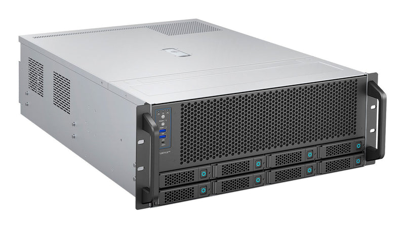 Unykach Server Rack 4U 8 Bahias Hot Swap HSW4U6508 - Tamaã±os Drive Soportados 2.5, 3.5 - Placas Base