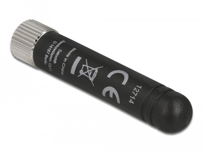 Delock Antenna WLAN 802.11 B/G/N Rp-sma Male 1,7 - 3,7 dBi Omnidirectional Fixed With Material Flexible Black