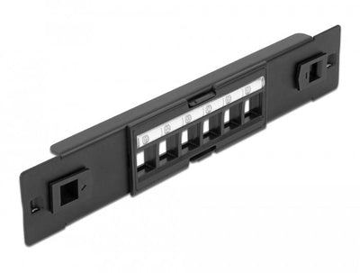 Delock 10? Keystone Patchpanel 6 Port Tool-free — image 1