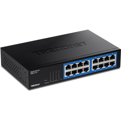 Trendnet Switch TEG-S17D 16 Ports RJ-45 Gigabit 10 100 1000 — image 1