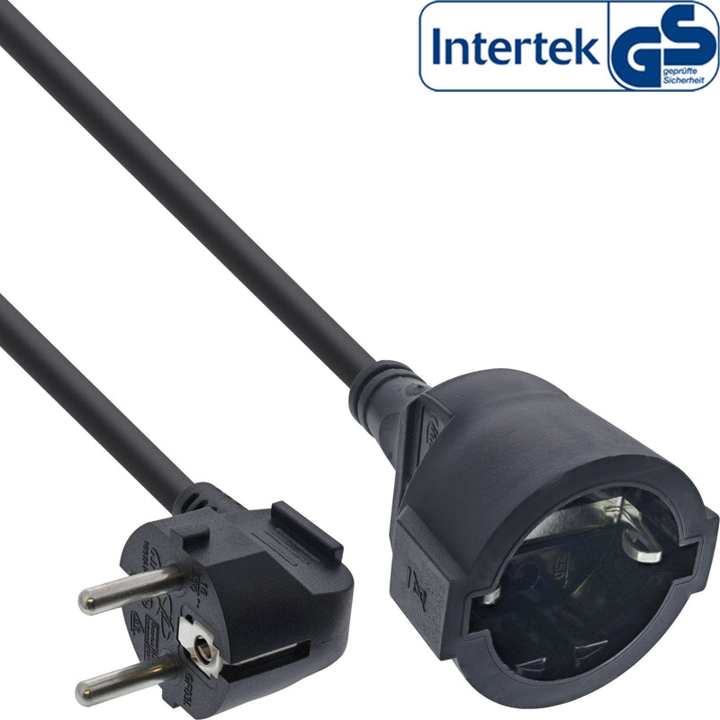 Inline® Power Cable Extensión Angeld Type F Black 3M