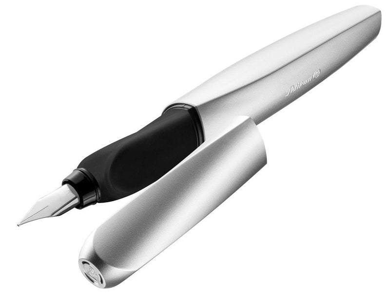 Pelikan 947101 Pluma Estilográfica Silver Sistema Llenado Integrado 1 Pieces