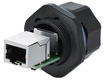 Alcasa IC06-R102 Connector RJ45 Black — image 1