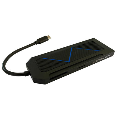 Lc-power Hub LC-HUB-C-MULTI-6-RGB Black — image 1