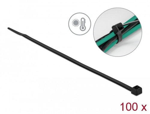 Delock Brida Cables Resistant Calor L 200 X B 4,8MM Black 100 Units — image 1