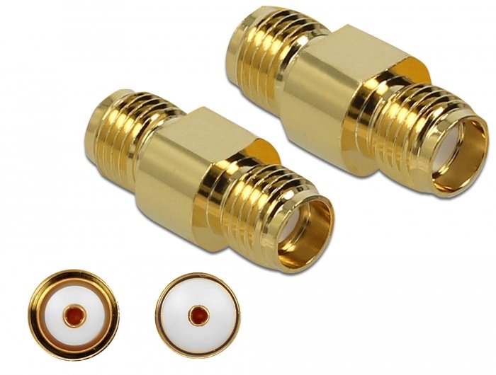 Delock Adapter Sma Connector Female a Sma Connector Female 10GHZ