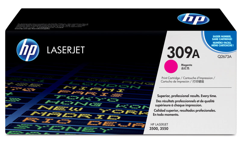 HP Genuine Toner Q2673A Magenta Colour Laserjet 3500 309A