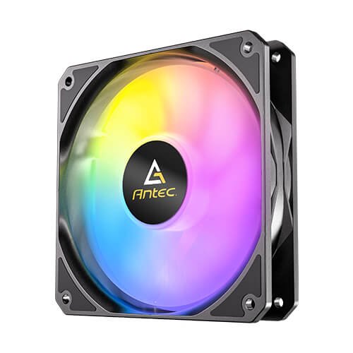Antec Fan PC Auxiliar P12R A-rgb Black 120MM/ 1500RPM/ ARGB/ 4-PIN Fan & 3-PIN ARGB