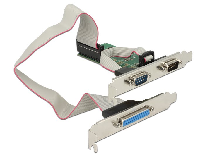 Delock Card Pci Expr 2X D-SUB9 + 1X D-SUB25
