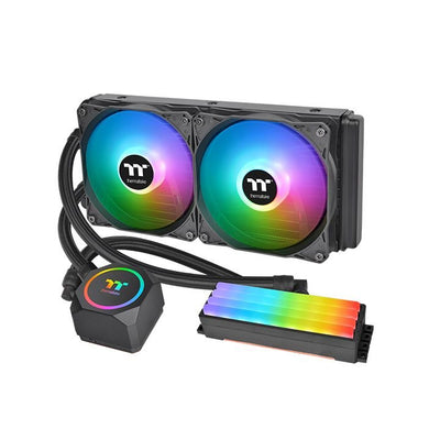 Thermaltake Floe RC240 CPU & Memory Aio Liquid Cooler, Refrigeración Water Black — image 1