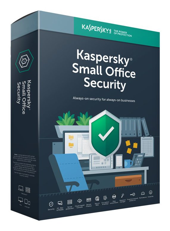Kaspersky Antivirus Small Office Security 7 5 Dispositivos + 1 Server 1 Year