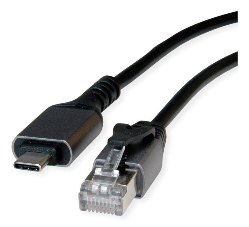 Value USB 3.2 Gen 2 Type-c a Gigabit Ethernet Cable Convertidor, Black 2M