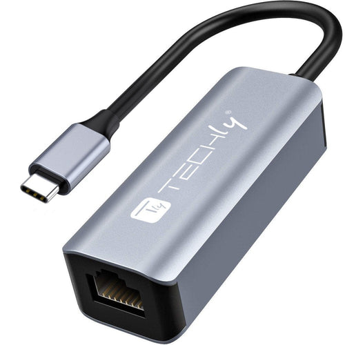 Techly Idata Usb-etgiga-ca Adapter/ Network Card USB-C a RJ45 Gigabit Ethernet — image 1