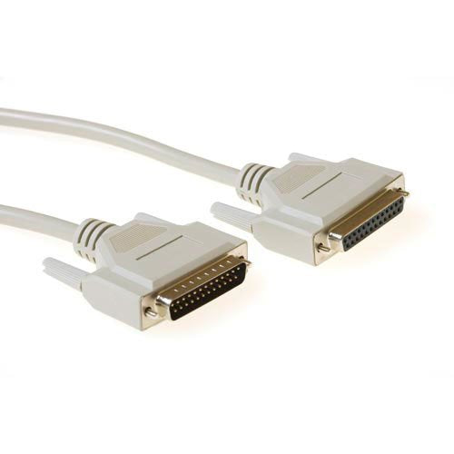 15 Metre Serial 1:1 Connection Cable 25 Pin D-sub Male - 25 Pin D-sub Female