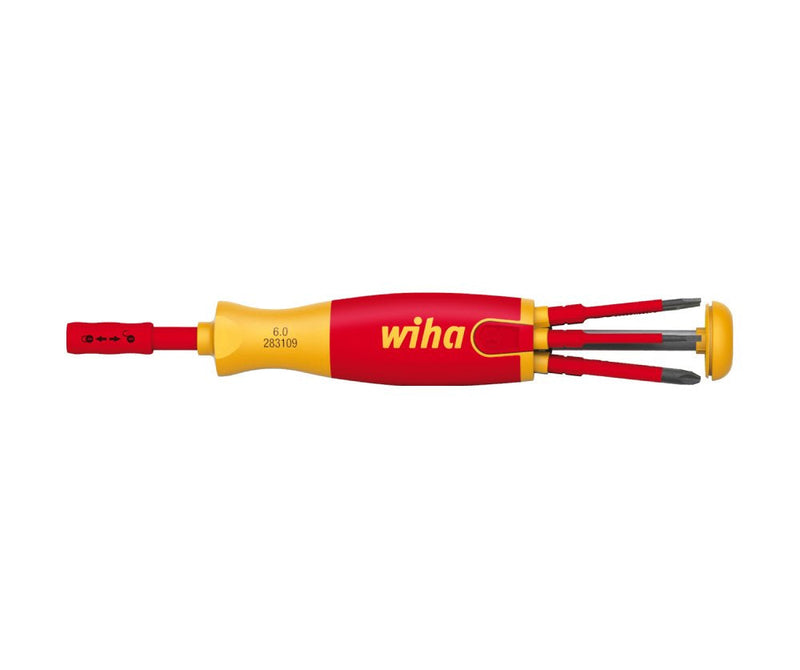 Wiha Screwdriver With Charger Puntas Liftup Electric Red/Yellow 7 Partes)