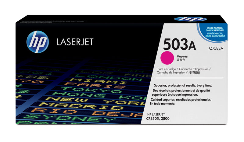 HP Toner 503A Colour Magenta Laserjet Colour 3800 6000 Páginas Q7583A