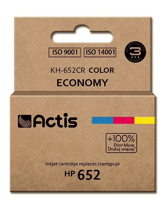 Actis Ink KH-652CR (reemplazo HP 652 F6V24AE - Standard - 15ML - Colour