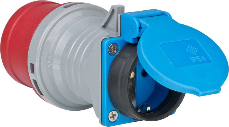 Brennenstuhl Adapter Connector Male CEE400V/16A Schukostedo 230V/16