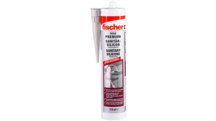 Fischer Silicone Sanitaria Dssa W 310ML, Sellante 53101