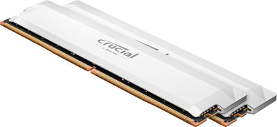 Crucial Memory DDR5 64GB 2X32GB Pro White 6400MHZ PC5 51200 CL40 CP2K32G64C40U5W — image 1