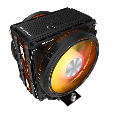 Darkflash Refrigeracion CPU Explore E400 Plus A-rgb Black Fan 120MM / ARGB / 230W Tdp / 1851/1700/1200/115X An — image 1