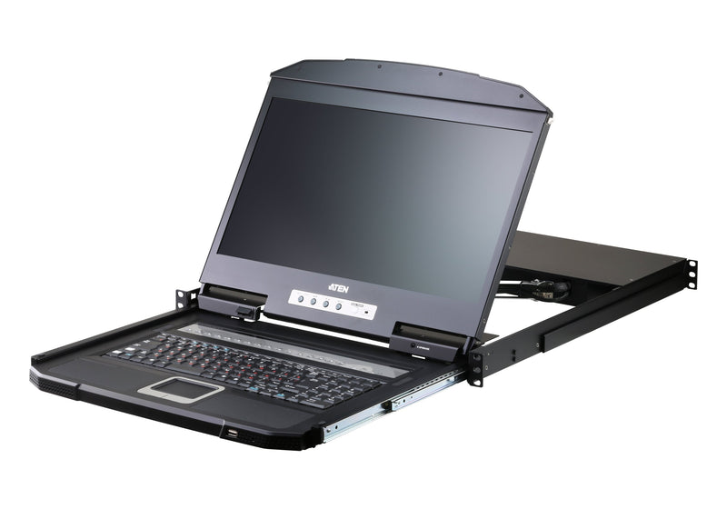 Aten CL3116NX Kvm-switch, 18,5PULGADAS Tft, VGA, Ps 2-USB, 16 Port, Fr-layout