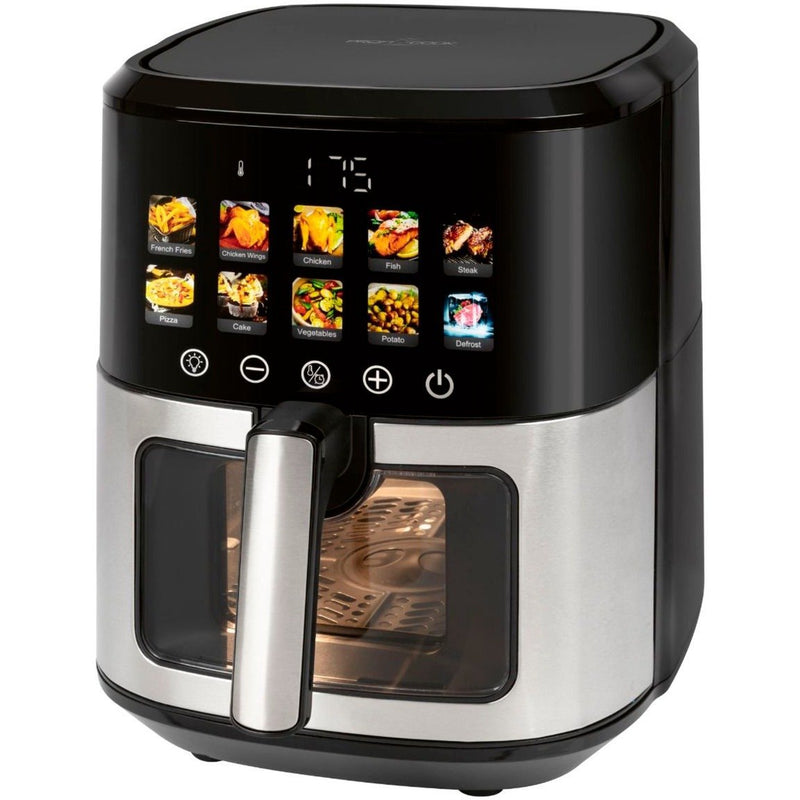 Proficook PC-fr 1286 H, Fryer Air Caliente Black/Steel Thin