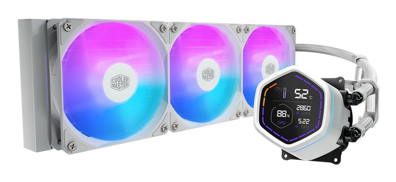 Cooler Master Refrigeracion Liquida CPU Masterliquid Core Nex Digital 360 ARGB Screen LED Digital 2,1 - Colour