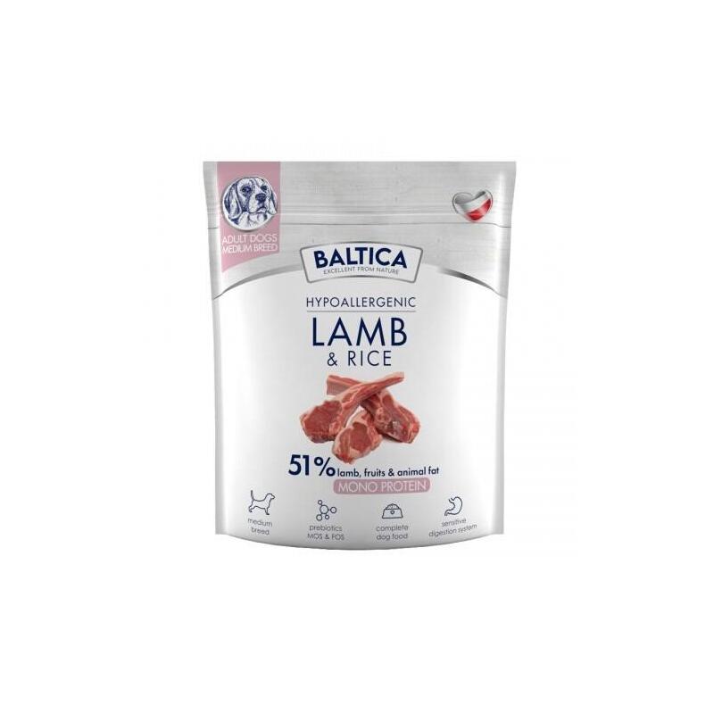 Baltica Nutraceutic Hypoallergenic Lamb & Rice M 1KG