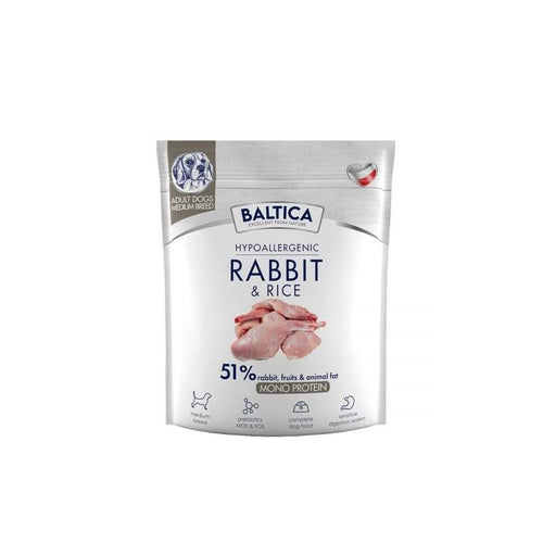 Baltica Nutraceutic Hypoallergenic Rabbit & Rice M 1KG — image 1
