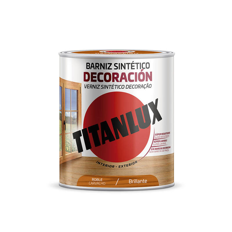 Barniz Sintético Decoración Roble Glossy 250ML