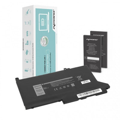 Battery DJ1J0 C27RW Dell Latitude 7280 7290 7380 7390 7480 7490 - 11.4V - 3000MAH (34WH) — image 1