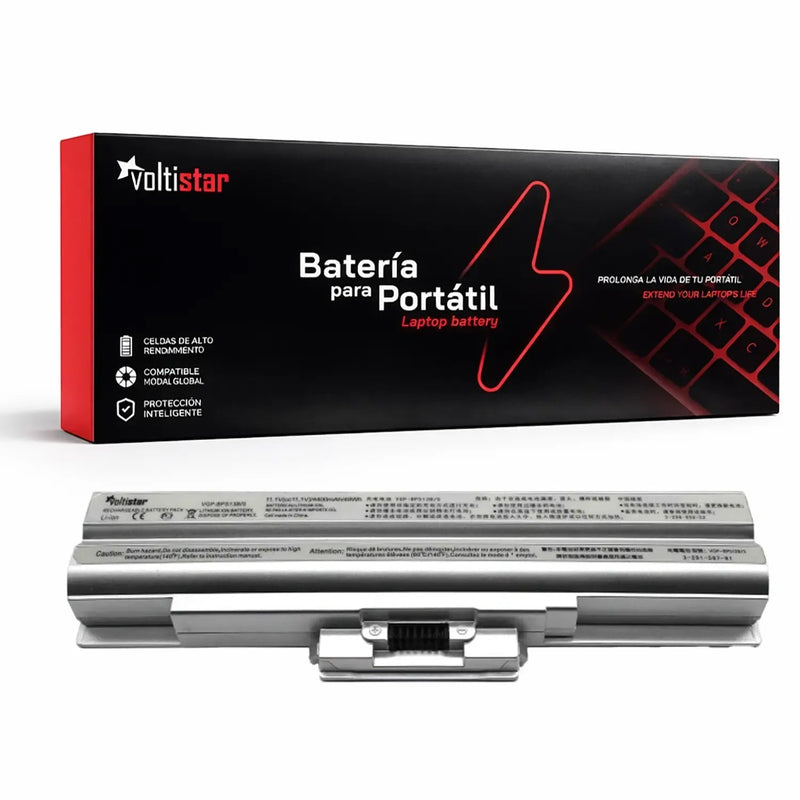 Battery Laptop Sony Vaio BPS13 BPL13 VGP-BPS13 VGP-BPL13 Colour Silver