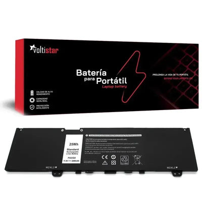 Battery Laptop Dell Inspiron 13 8370 8373 F62G0 39DY5 RPJC3 11.4V — image 1
