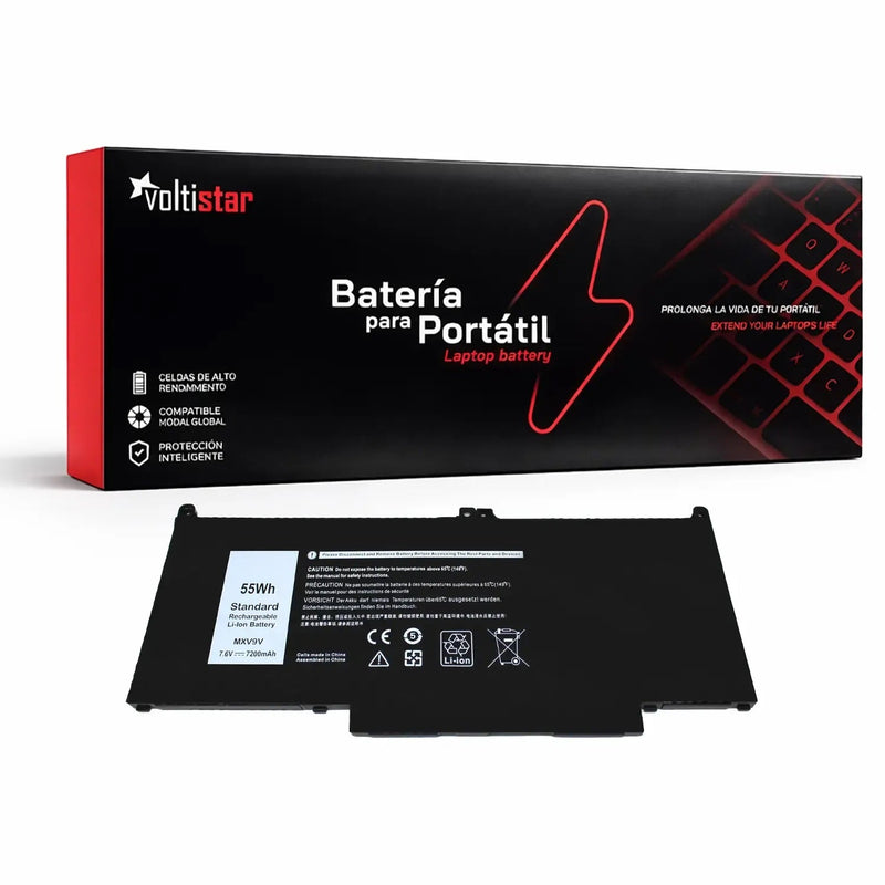 Battery Laptop Dell Latitude 13 5300 5310 14 7400 7300 MXV9V P96G
