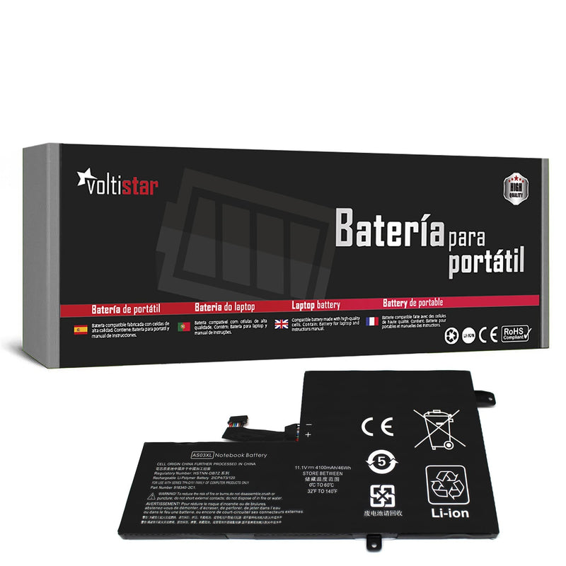 Battery Laptop HP Chromebook 11 G5 AS03XL HSTNN-IB7W 918340-1C1