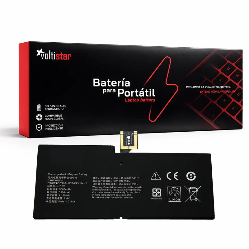 Battery Laptop Microsoft Surface Pro 5 Pro 6 1796 G3HTA038H